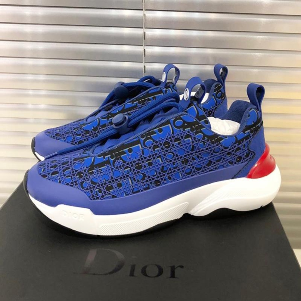 Dior B24 Oblique Blue Sneakers